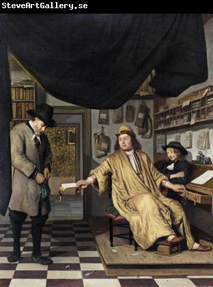 BERCKHEYDE, Job Adriaensz A Notary in His Office